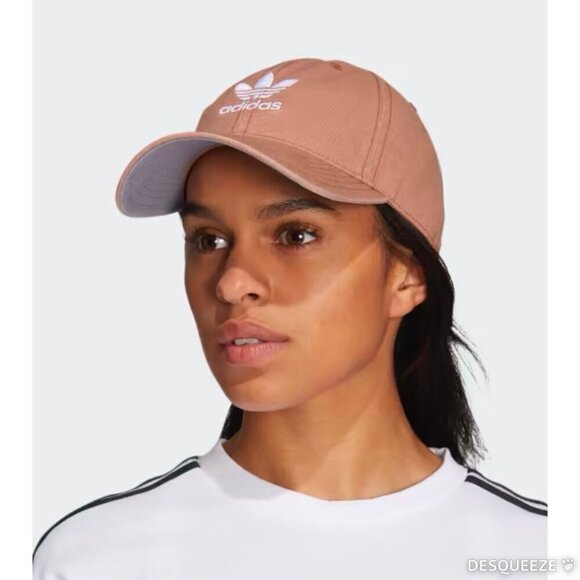 Adidas Trefoil Embroidered Relaxed Strap Back Adjustable Hat Athletic Casual New - Picture 8 of 8